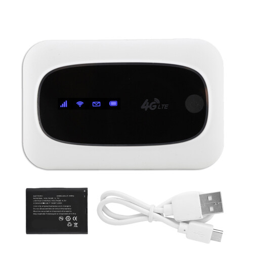 Ταξιδιωτικό δρομολογητή με οθόνη WiFi Hotspot και υποδοχή κάρτας Sim, δεδομένα 4G LTE,