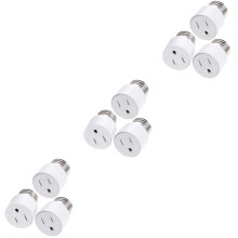 9 st E26-konverterare glödlampa uttagsplitter ljussockeladapter E26adapter belysningstillbehör