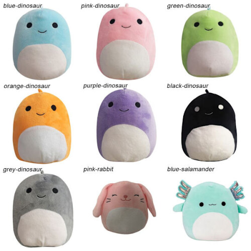Pernă de pluș Squishmallow 20-25 cm, leneș verde, leneș verde 1