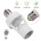 Relocy360 PIR Motion Sensor LED Light Bulb E27Holder AC110-220V, compatible with Human body sensor light, White, Plastic 1