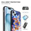 Capa para iPhone 15 compatível com Pikachu, capa de vidro macio para celular com câmera dupla. 4