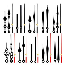 Zriyin10Styles Clock Hands Clock Hands Kits DIY Repair Parts Replacement
