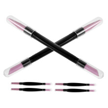 6pcs DoubleHeaded Nail Cuticle Remover Pen for Precise Cleanup and SalonQuality Manicure Results