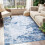 Haperlare Modern Abstract Area Rug4x6, Ανθεκτικό στους λεκέδες και αντιολισθητικό, Πτυσσόμενο 1