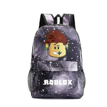 Nieuwe Roblox rugzak, schooltas voor kinderen, boekentas, reistas, cadeau, Galaxy Grey