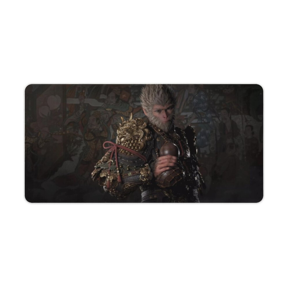 Myth Wukong Mouse Pad Gaming Mouse Mat Cute Mousepad For Office Home Computer Mouse Keyboard 30X60cm Black 9340258043796