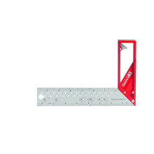 353 Professional LedgeIt Try & Square For Leveling and Measuring Features Stainless Steel Blade, Retractable Ledge, and Etched Ruler Markings 8 Inch