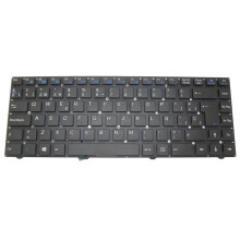 Teclado para laptop CLEVO W540EU MP-12B86E0-4301W X6-80-W5400-162-1 Espanha SP Preto Sem Moldura Novo