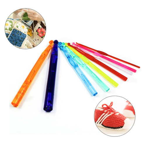 Adzgya DIY Πλέξιμο DIY Εργαλείο πλεξίματος Πουλόβερ με βελόνα, πλαστικό χρωματιστό