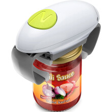 Electric Jar Opener for Weak Hands, One Touch Jar Opener Easy Open Any Can Size,Automatic Jar Opener