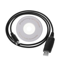 Cabo de programação USB para rádios Yaesu FT-7800, 7900, 8800, 8900, 3000, 7100, 8100 e 8500.