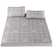 ZPSHYD Summer Sleeping Mat, 3D Printed Foldable Summer Ice Silk Mattress, Cool Bed Cover with Pillowcase(150 * 200cm Pillowcase 48 * 74cm*2)
