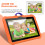 Tablet Jacenvly Android, Bluetooth, Διπλές Κάμερες, Πορτοκαλί - Συμβατό με Δώρο για Μάθηση 8