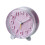 Sveglia alla moda per studenti e bambini - Orologio 3D trasparente e minimalista (rosa) 1