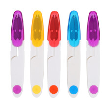 Thread Cutter U Type Scissor Lightweight Sharp Blade With Safety Cover Fabric Cutting Craft Clipper Embroidery Scissors For Home And Office