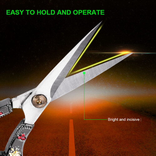 Multipurpose Scissors, Antique Stainless Steel Craft Tool With Sharp Point For Precise Cutting On Various Materials Including Fabric And Thread 1