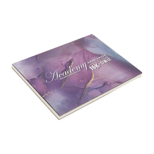 Paper Paper Pad16K, Χωρίς οξύ χαρτί ακουαρέλας από μείγμα βαμβακιού, λεία και ανάγλυφη 2
