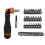 Socket Ratchet Screwdriver Kit Precision Mechanism Magnetic Bit Adaptor Compact Design for Electronics Auto Repairs 3