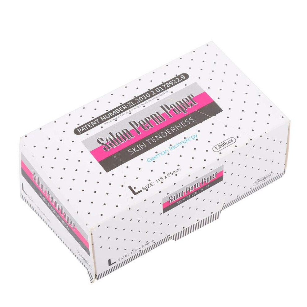 Breathable Mesh Hair Perm Papers with Heat Damage Protection, TearResistant End Wraps for Salon Use (#1)