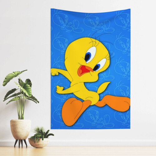 Tweetybird Ταπισερί Υπνοδωμάτιο Αισθητική Κρεμαστή Τοίχου Πολύχρωμες Ταπισερί