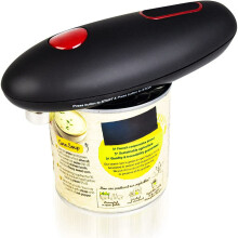 Electric Can Opener - Open Cans with A Simple Push of Button, Food-Safe and Battery Operated Hands Free Can Opener
