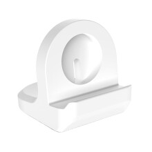Base de carga de silicona jixopn con soporte antideslizante, cargador portátil ligero para relojes Galaxy Watch6/6Classic/5/5pro