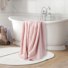 Toalha de Banho Premium Ruhiku GW de Secagem Rápida, Microfibra Aveludada Coral, Altamente Absorvente, Multiuso para Banho, Academia, Chuveiro,