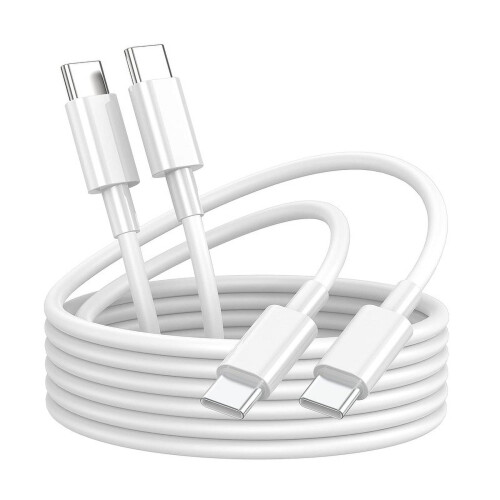 Καλώδιο USB C σε USB C 60W Καλώδιο γρήγορης φόρτισης 6ft συμβατό με Apple iPhone15Pro Max/15Pro/15Plus,