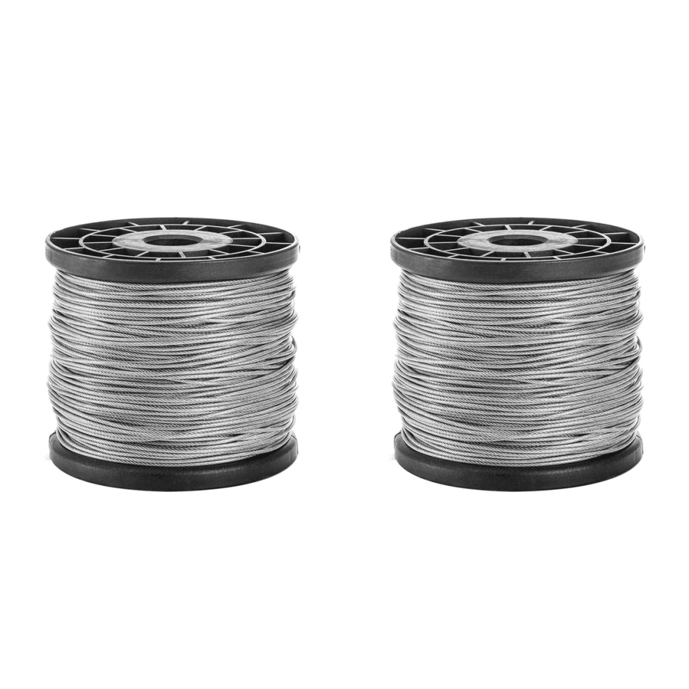1/16Inch X 500Feet Wire Rope Cable, For Outdoor Clothesline, Trellis 9164030867321