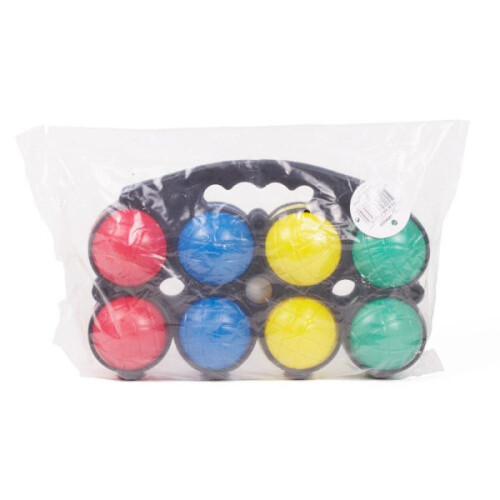 Confezione da 8 bocce da interno / bocce in plastica multicolore 2