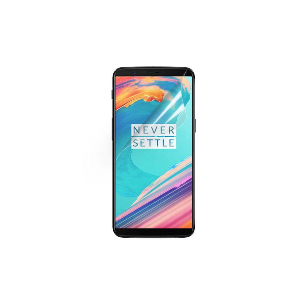 Compatible With Oneplus 5T Ultra Clear Lcd Screen Protector With Cleaning Cloth Transparent 9164030867000
