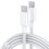 Καλώδιο USB C σε USB C 60W Καλώδιο γρήγορης φόρτισης 6ft συμβατό με Apple iPhone15Pro Max/15Pro/15Plus, 2
