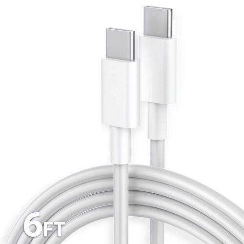 Καλώδιο USB C σε USB C 60W Καλώδιο γρήγορης φόρτισης 6ft συμβατό με Apple iPhone15Pro Max/15Pro/15Plus, 1