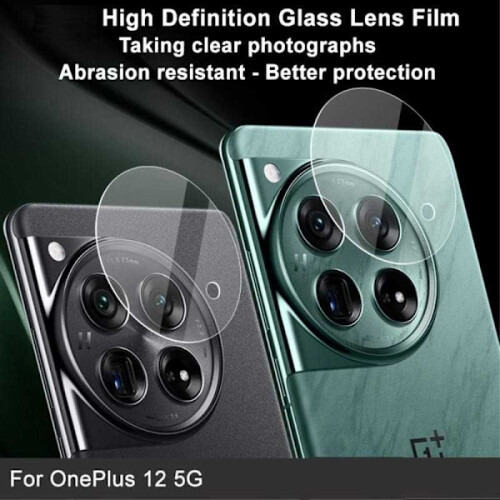 Compatible with Oneplus 12 Kamera Linsskydd Härdat Glas 1