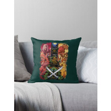 Fundas de cojín AIVO con diseño de las Tortugas Ninja, para sofá, diseño de dos caras.