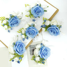 Spilla corsage Hesroicy, realistica, decorativa, simulata, per occasioni festive, decorazione, celebrazione, indossare fiori artificiali, corsage per