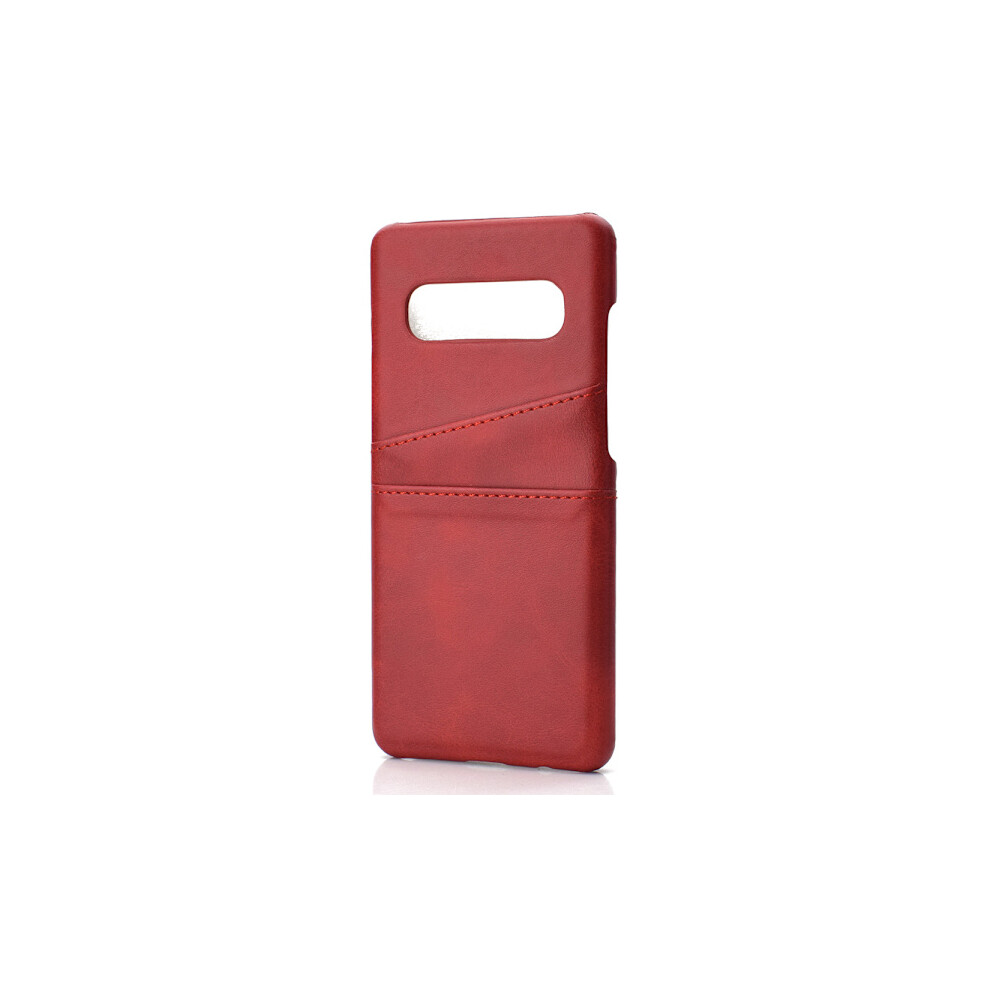 Compatible With Samsung Galaxy S10e - Case With Card Slot Red 9164030866843
