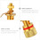 4 Conectores de Cobre para Equipamentos de Som - Conector Terminal DIY 4