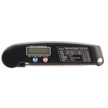 BBQ Thermometer, LCD Digital Food Meat Thermometer with Foldable Probe Kitchen Cooking BBQ Grill Temp Tester