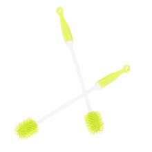 2pcs Long Handle Bottle Cleaning Brush with Ergonomic Grip for Deep Cleaning Narrow Neck Bottles and Cups