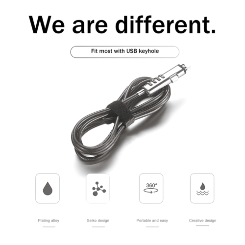 5X USB Password Lock Computer Lock Password Protection Anti-Theft Lock Universal Laptop Computer Password Lock 2