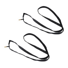 2X Cameră de aer pentru bicicletă cu valvă Schrader din cauciuc negru 700x25/32C