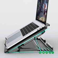 Verstellbares Metall-Laptop-Kühlpad mit Geschwindigkeitsregler 360x255x27mm
