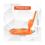 Dumpling Maker2in1, Bärbar Manuell Dumpling Maker Multifunktionell Gör-det-själv Manuell Dumpling Pressformar Set Orange 7