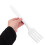 White Silica Practical Gift Spaghetti Fork Cooking Spoon and Spatula Kit 2