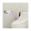 Toilettenpapierhalter zur Wandmontage in Bad, Küche oder WC, silberfarben 3