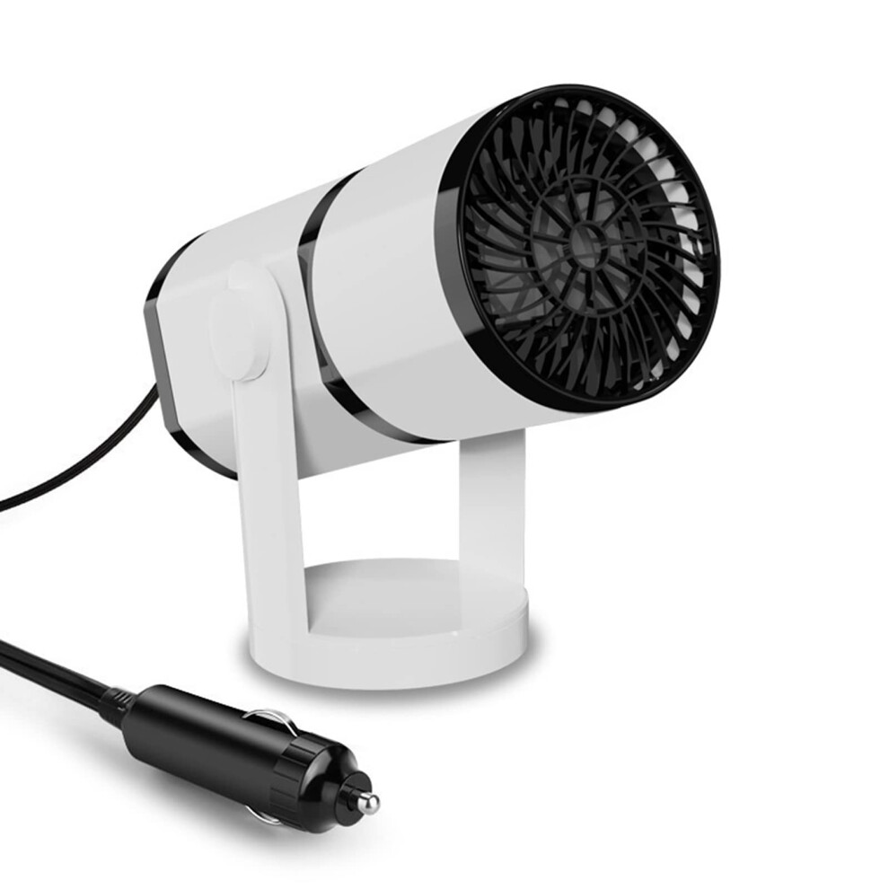 Car Heater 12V Dual Heating Cooling Fan With 360 Rotation Dashboard Defroster For Winter And Summer 9164114202895