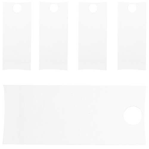 5Stk Namensschilder Für Sublimation Leere Diy