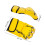 1Paar Gelbe Boxhandschuhe PU Mit Sparring Training Handschutz 2