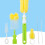 6Pièces Brosse Bébé Assorti Nettoyage Facile 8